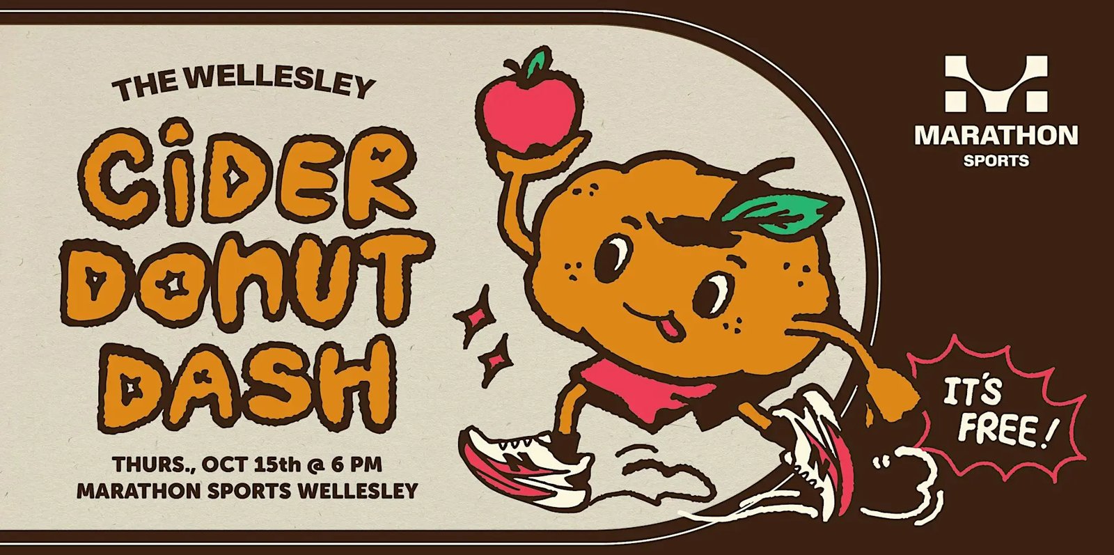 Wellesley Cider Donut Dash - Sponsored by New Balance