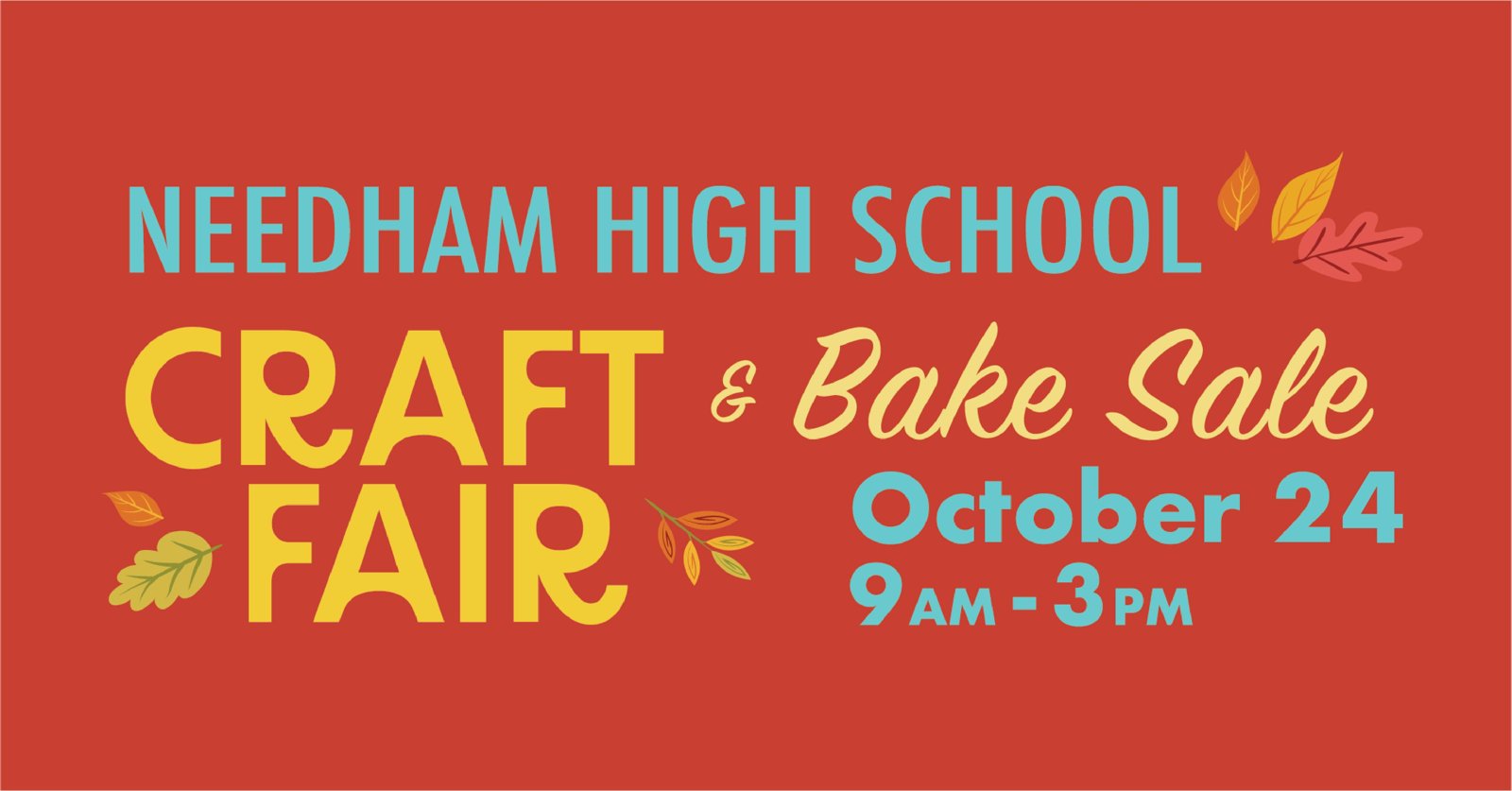 Needham High School Artisan Craft Fair and Bake Sale