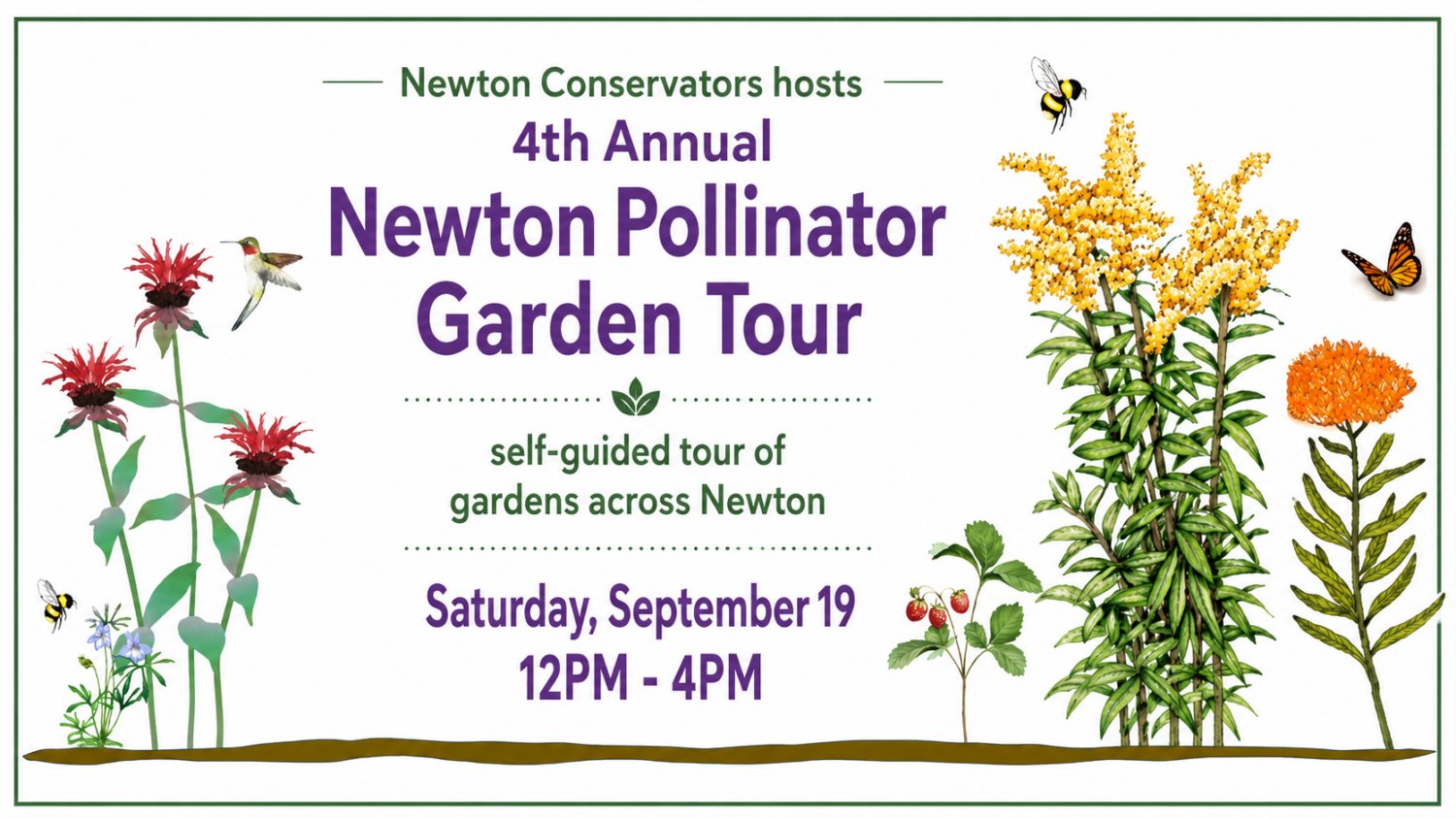Fourth Annual Newton Pollinator Garden Tour