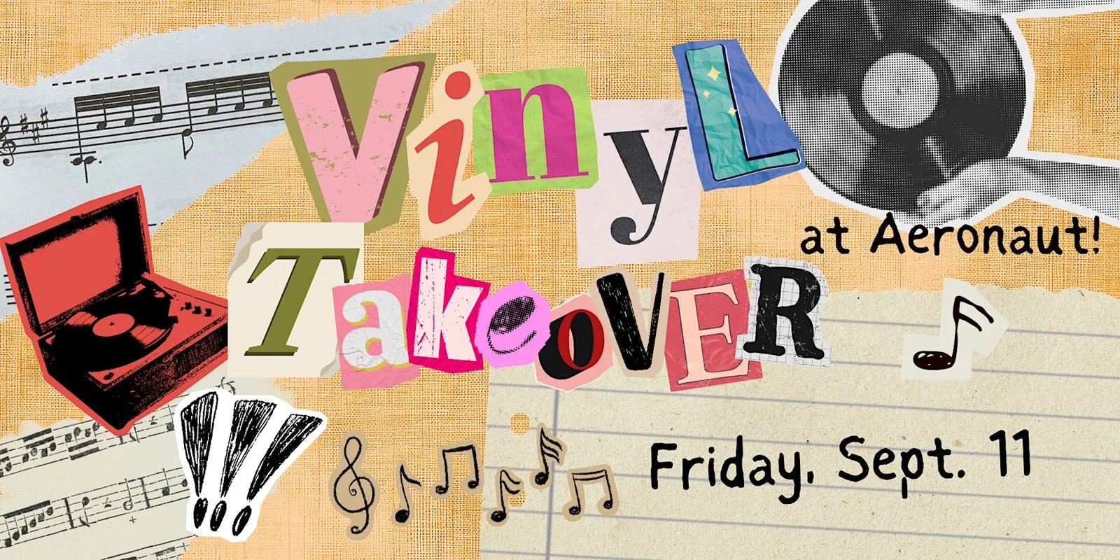Vinyl Takeover at Aeronaut