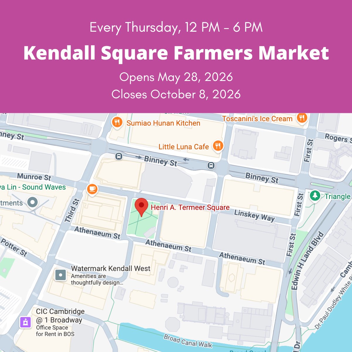 Kendall Square Farmers Market (Cambridge)