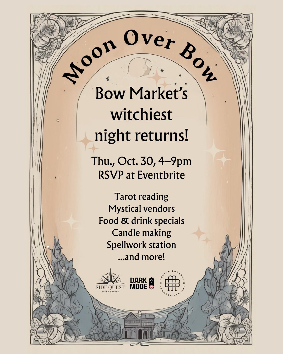 Moon Over Bow at Bow Market