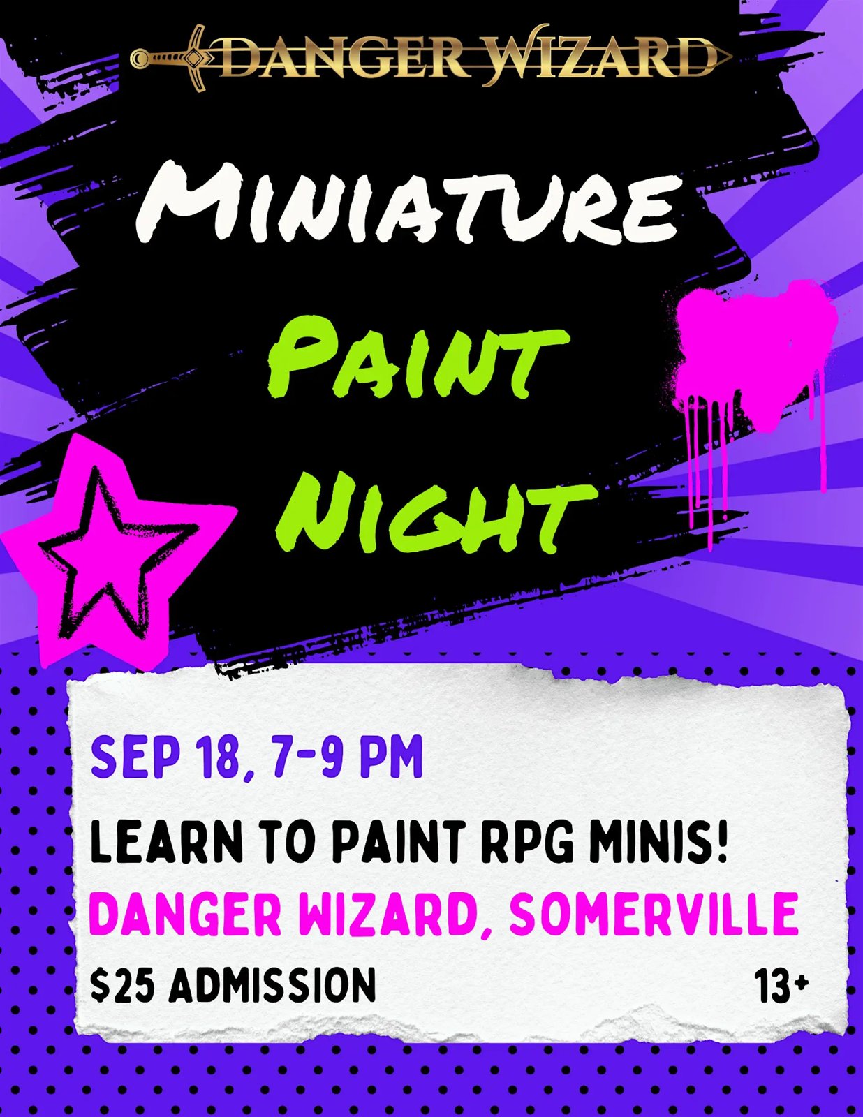 Mini Paint Night -