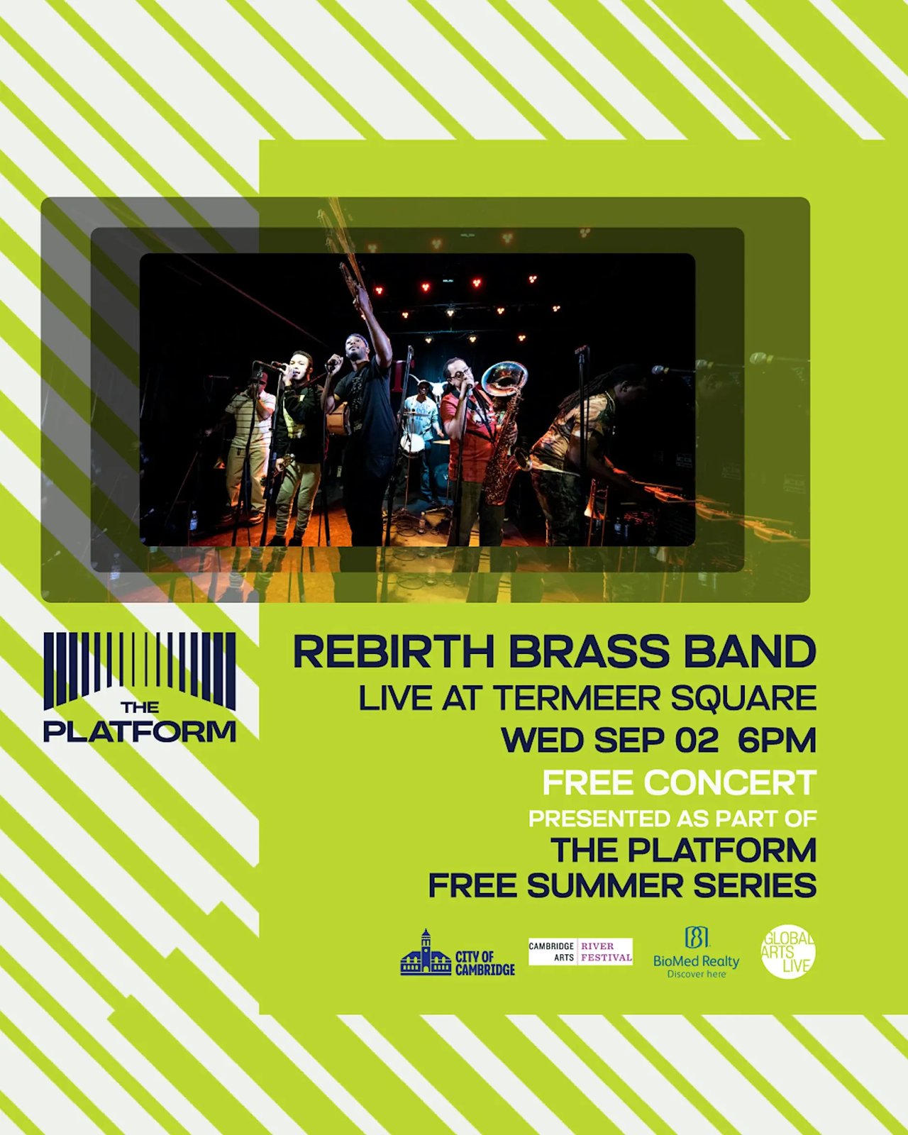 REBIRTH BRASS BAND - FREE CONCERT!