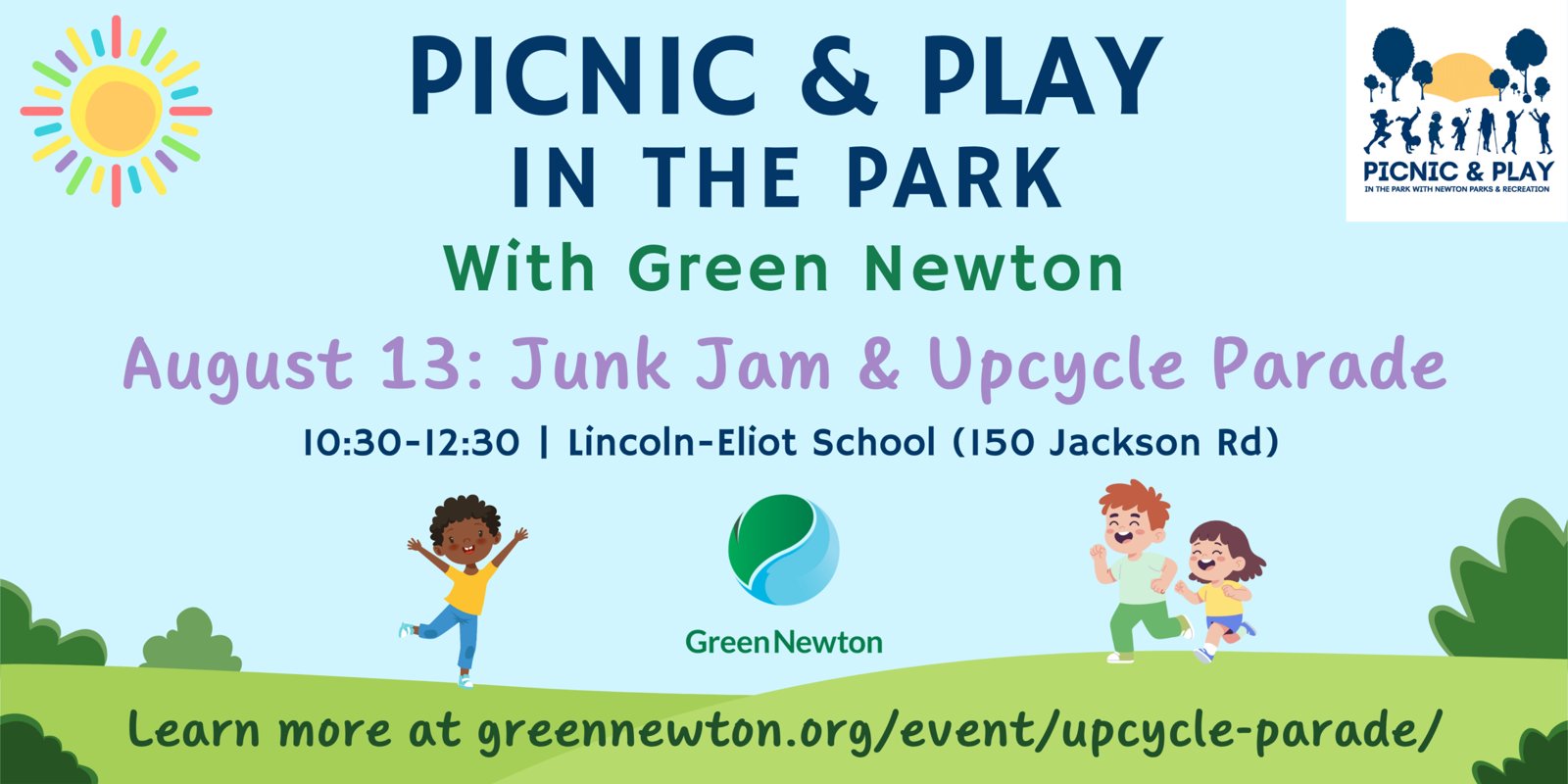 Picnic & Play in the Park: Junk Jam and Upcycle Parade