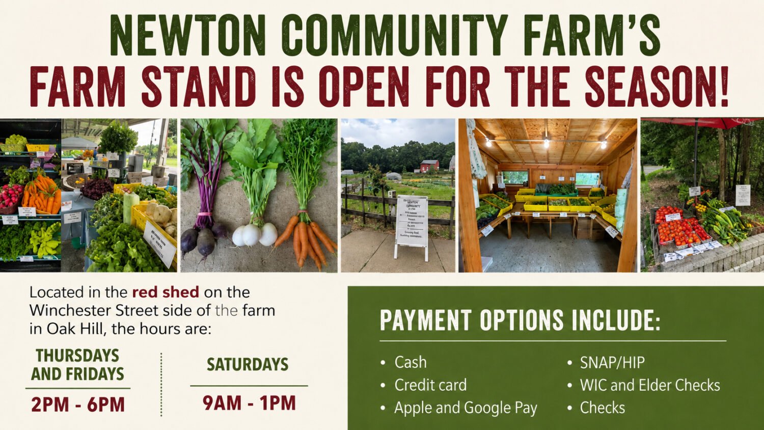 Newton Community Farm Stand