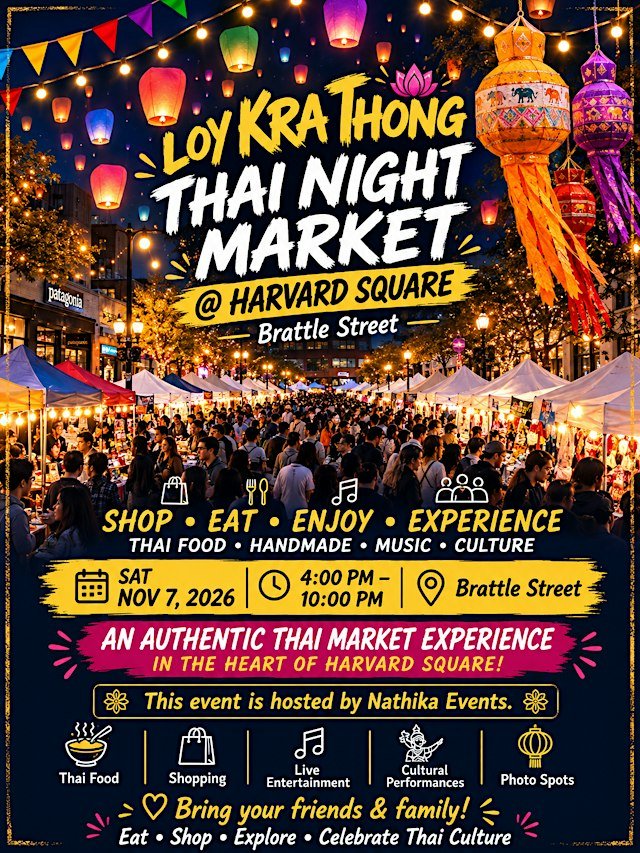 Loy Ka Thong Thai Night Market@ Harvard Square