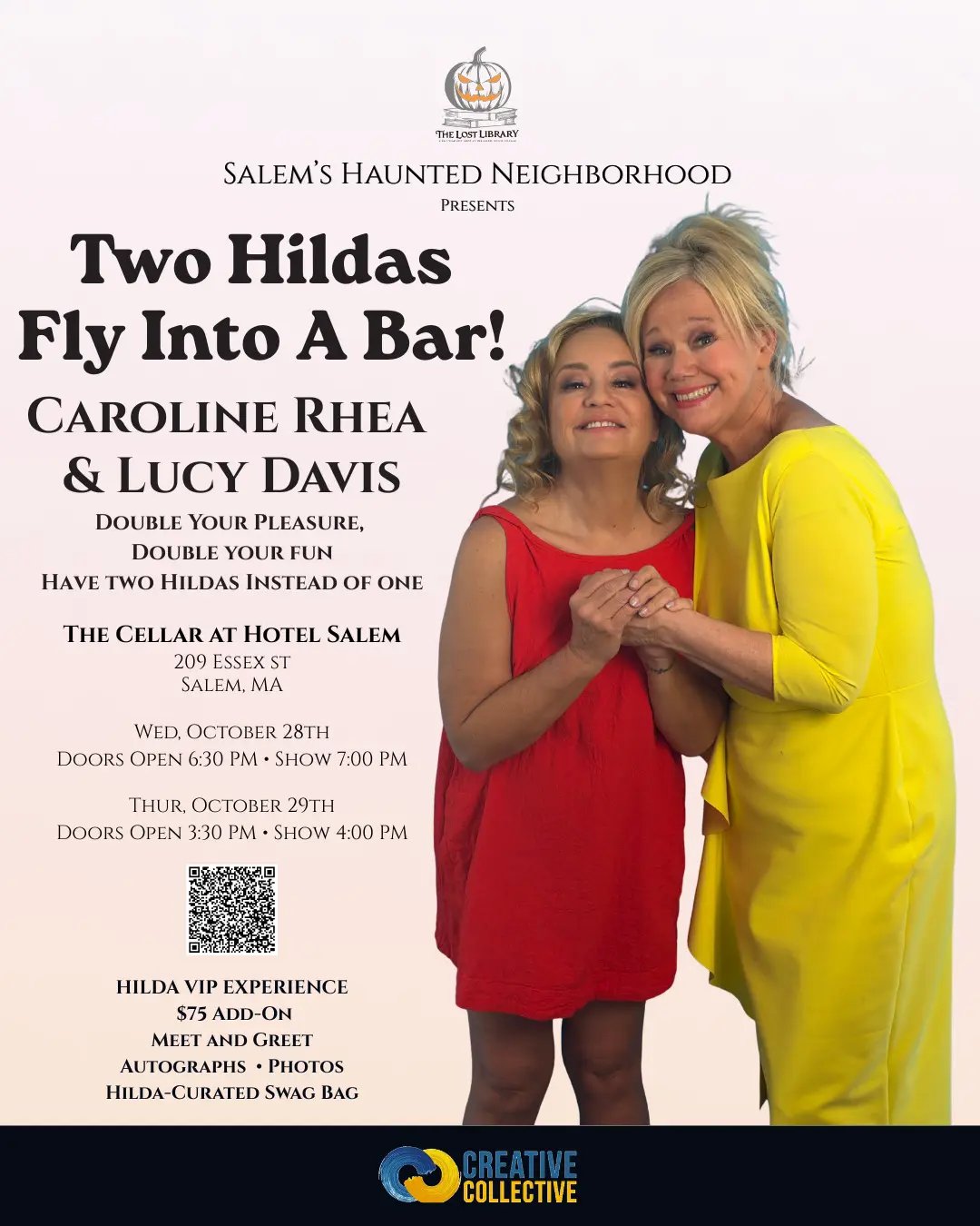 Two Hildas Fly Into A Bar! Caroline Rhea & Lucy Davis