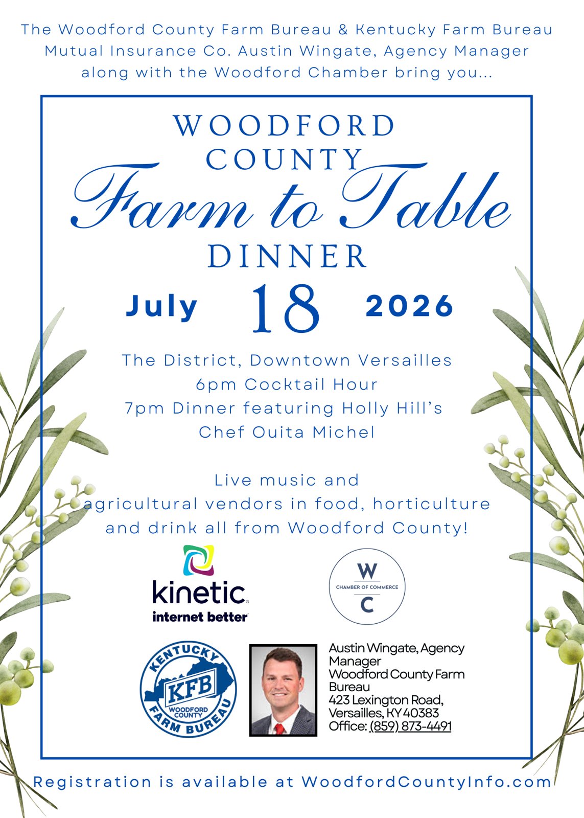 Chef Dinner: From Farm to Table