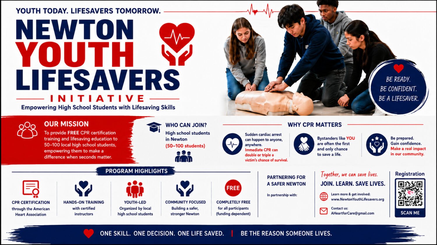 Newton Youth Lifesavers Initiative